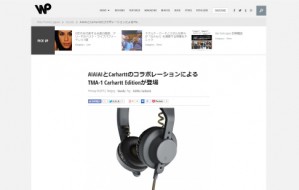 【掲載情報】 Wax Poetics Japan “AIAIAIとCarharttのコラボレーションによるTMA-1 Carhartt Editionが登場”